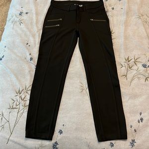Athleta leggings with zipper detail. Size 2